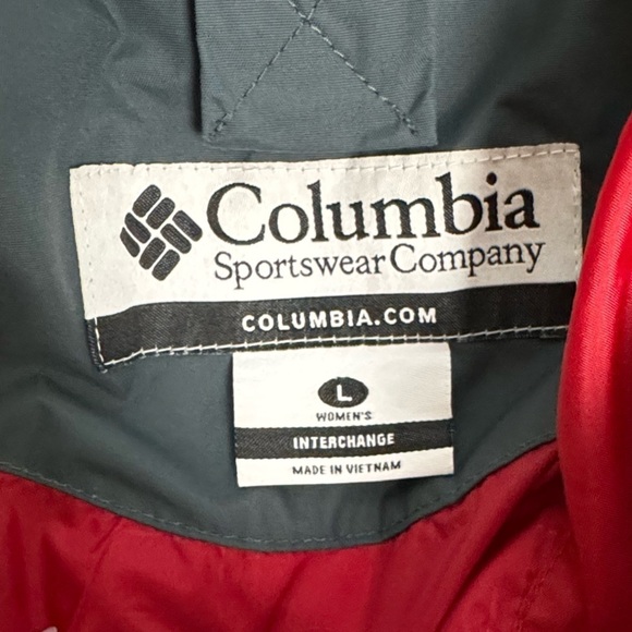 Columbia‎ Women's 3-in-1 Interchange Ski Jacket Red/White/Gray/Black Size Large - Picture 7 of 13